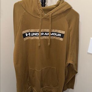 Under Armour Tan Hoodie with Logo